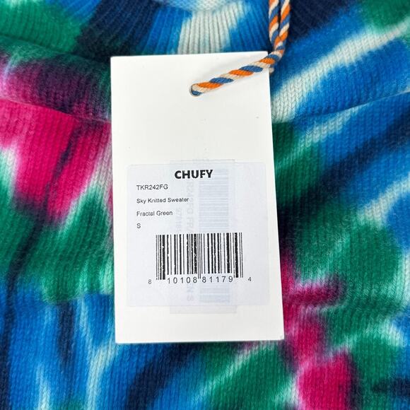 Chufy Women's Sky Knitted Sweater in Fractal Green Size S - Picture 4 of 8